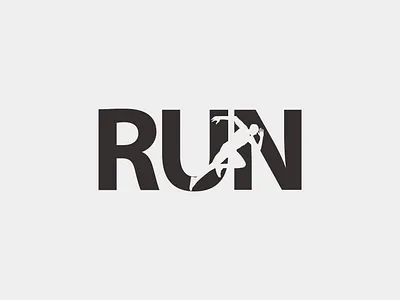 Run Logo logo logo design logotype run