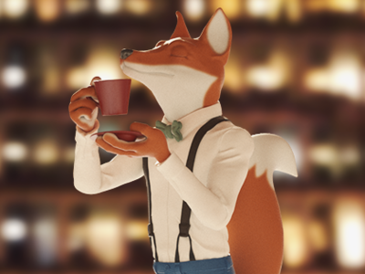 Foxpresso Designer Toy 3d artist art toy coffee art coffee love designer toy digital sculptor foxpresso karmieh karmieh toys oasim karmieh toy designer toy sculptor