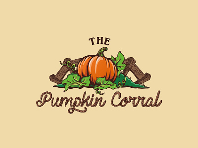 The Pumpkin Corral design logo