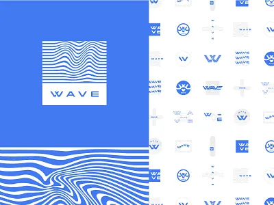 WAVE CBD brand branding cannabis cbd hemp identity logo marijuana oil terpenes vape wave