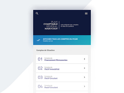Plan Comptable General Marocain app counting design finance icon illustration logo mobile morocco motion pcgm typography ux vector