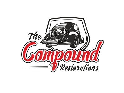 The Compound Resto design logo
