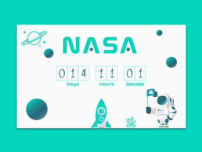 Daily UI - 14 100 100 daily ui 100 day challenge 100 day ui challenge branding cc connect count down creative creative connect creativeagency creativecoding creativeconnect dailyui design logo nasa ui ux web