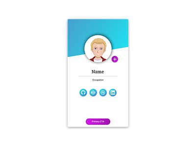 Profile Card Concept profile profile card ui uidesign