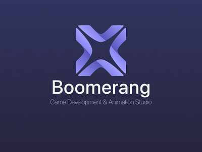 Boomerang - Game Development & Animation Studio animation boomerang concept design game development logo studio