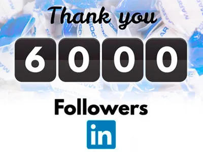 شكراً لـ6006 متابع على شبكة اللنكدان cvnew
