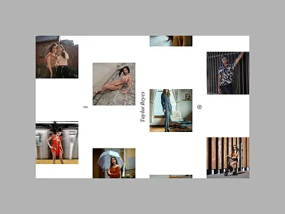 Home page of photographer portfolio portfolio responsive sketch ui ux web