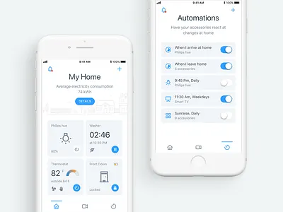 Smart Home app design house illustartion ios iot mobile smart home ui ux