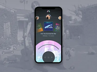 Music App app brand design inspiration logo music navigation ui ux