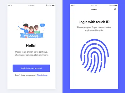 Mobile Operator iPhone App app experience interface ios iphone login login form mobile product ui ui ux ux