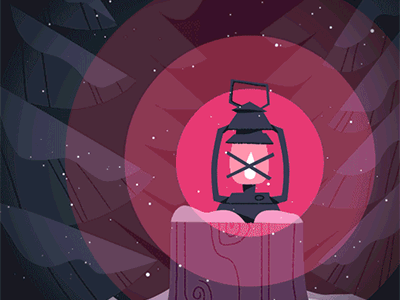 Winter Solstice animation concept environment design gif lantern motion design snow solstice winter