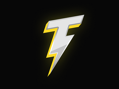 Lightning T branding letter t lightning lightning bolt logo mark t typography