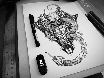Strength - Poison - Evil illustration artwork art
