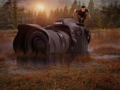 Big Camera Manipulation creative manipulation photoshop