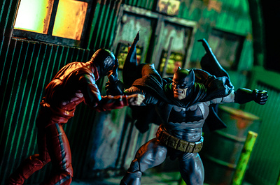 The Dark Night Returns action figure batman dc dc character detective comics diorama photography photoshoot the batman the dark knight toy photography