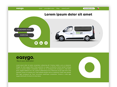 Web design for EasyGo web design