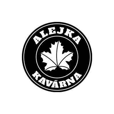 Logo for Café Alejka graphic design logo