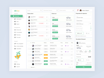 Airport taxi dashboard buy car dashboard driver fly green product design profile promo road search taxi ui user ux