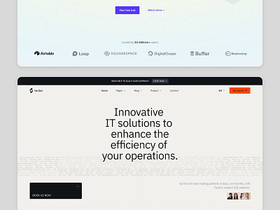 Tecko - Technology & IT Solution Theme it sass technology theme ui web design