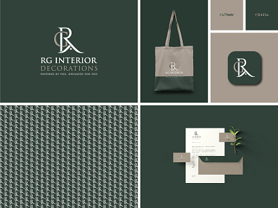 Home Decore Logo | Luxury Logo | Interior Logo Design branding business logo design gradeint graphic design iconic identity illustration logo logo design modern monogram logo r logo rg interior design rg logo rg logo design ui unique logo