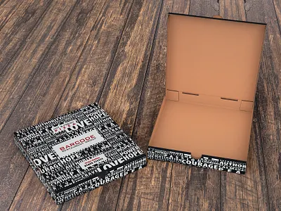 Packaging Design for Pizza Box branding design graphic design illustration packaging design printing and packaging vector