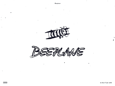 Beeplane branding logo брендинг логотип