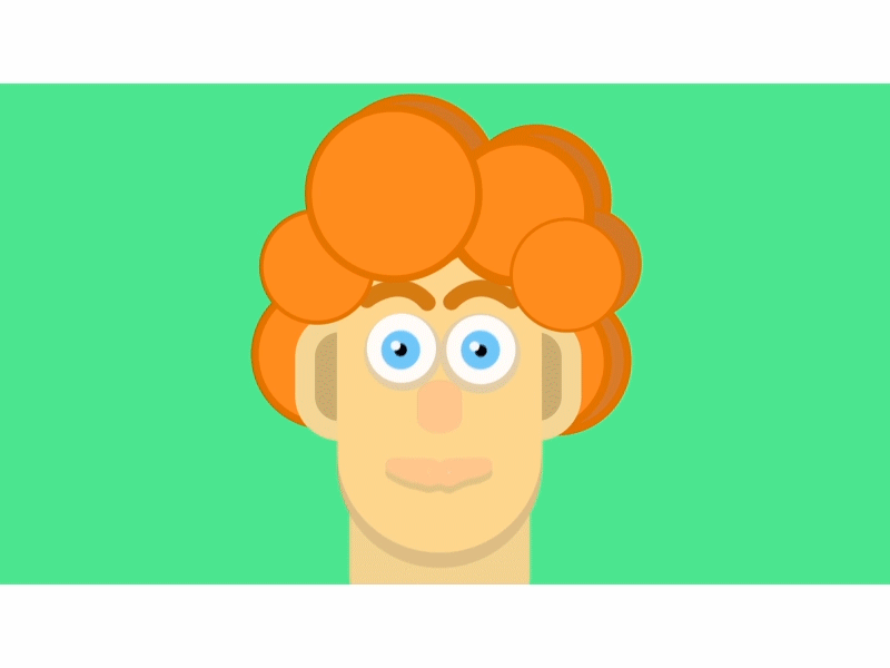 Simple Head Rig 2 2d after effects blur controllers frame by frame head rig mouth paths shapes
