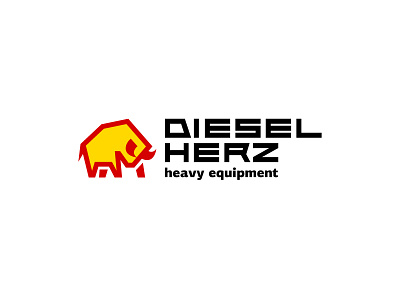 Diesel Herz | Concept bison brutal buffalo bull diesel equipment heavy logo machinery