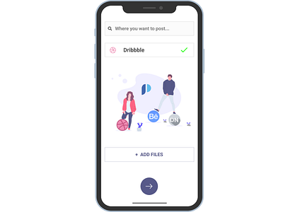 Dribbble first post app design india mobile ui ux