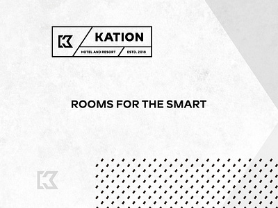 Kation Hotel brand assets brand identity branding business company branding company logo contemprary design hotel icon identity system logo logo design logo mark modern professional smart type