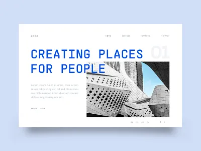 Architecture Web Ui Exploration 02 architechture architect architectural design clean creative design home page home page design interaction landing landing page design latest simple design trend ui ui trend ux web website website design