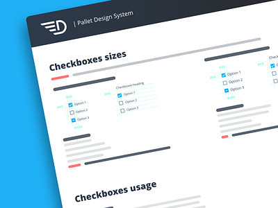 Pallet - Everoad Design System | Checkboxes checkbox design system everoad interface library style guide ui kit