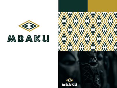 Mbaku Masks african african masks art artdirection artdirector branding character creative creative design creative agency design green identity illustration logo masks poster type typography