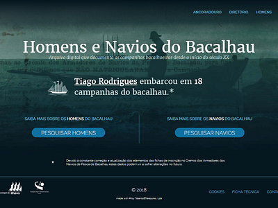 Homens e Navios do Bacalhau cod fish fishermen heritage portugal sea