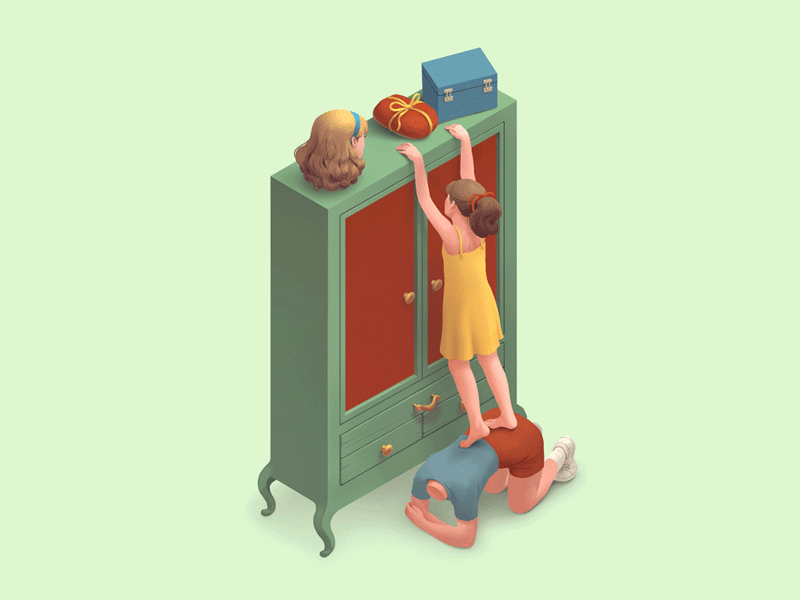 Sisterhood 2d animated gif animation feminism gif green illustration painting photoshop sisterhood sisters sorority usa