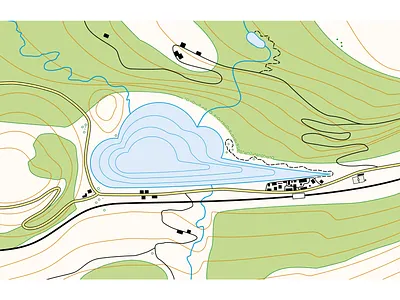 Topographical map - mapmaking identity branding illustration map map making mapmaking maps