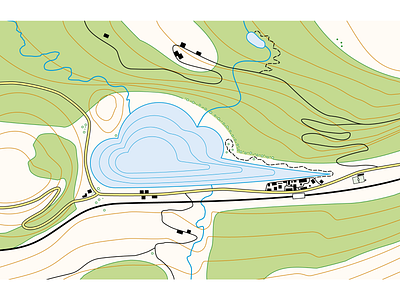 Topographical map - mapmaking identity branding illustration map map making mapmaking maps