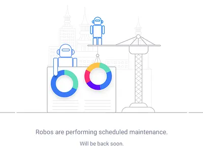 Maintenance Design colors concept illustration line art