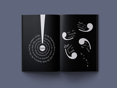 Birth of the World (1/6) adobe illustrator booklet editorial design graphic design illustration storytelling typography visual