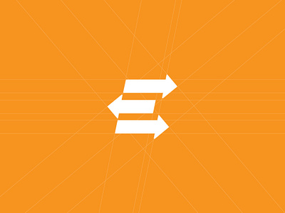 E Logo Mark for ExchangeBase brand branding logo