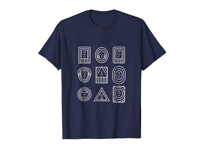 Mood Swing (Frame Family) T-shirt apparel character characters clothing emoji emojis emoticon emoticons emotion frames fun funny illustration madebybono mood mood swings moods outline t shirt tshirt