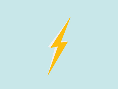 Lightning Bolt icon icon a day icon illustration iconography infographic