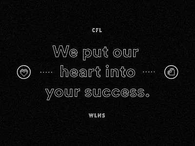 Heart > Success branding branding design design exploration typography
