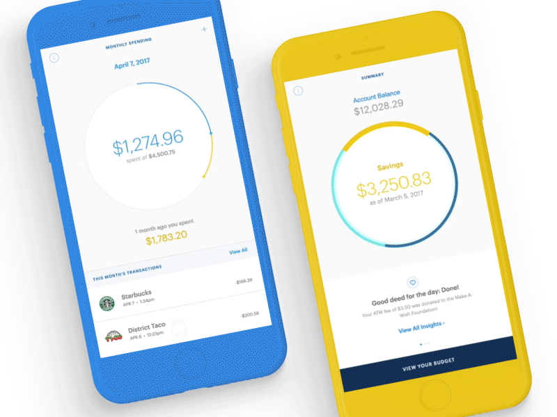 White Label - Budgeting App animation app concept design ios motion ui ux