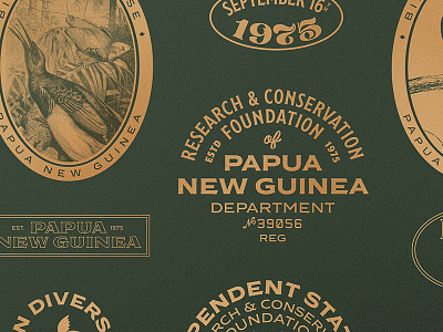 The Neu Guinea america design drawing editorial family fish font icon illustration logo typeface typography vintage