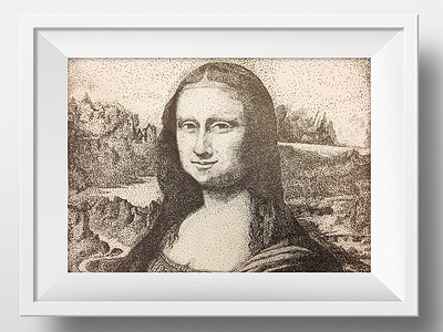 Mona Lisa illustration