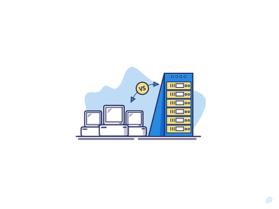 OLD vs SUPER computer 2d icon icons illustration line lineart lines monochrome