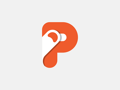 P Mark app branding design grid grid system icon logo mark monogram negative space logo negativespace p logo p mark press sadawy typography ui ux vector web