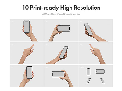 Perfect Hands Mockups design hands iphone x mockup ui