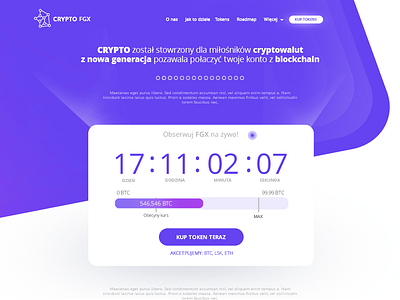 Crypto FGX block chain cryptocoin design illustration interface slieder ui ui ux website